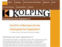 Tablet Screenshot of kolping.poppelsdorf.de